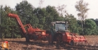 Grimme dls 1700 wagenrooier met Amac loofklapper