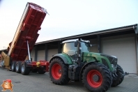 Fendt met Krampe kieper tijdens opendeurdag