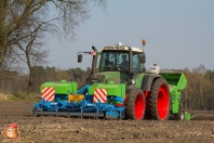 Fendt 820 met miedema cp 42 