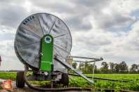 Bauer E51 xl beregeningshaspel bij van den Borne aardappelen