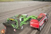 Kartoffelroden bei van den Borne Aardappelen.