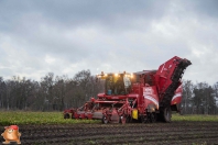 Bieten rooien door loonbedrijf van Eijck