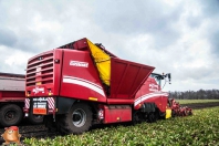 Sugar beets harvest at van den Borne aardappelen