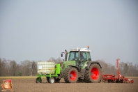 Rüben säen bei van den Borne aardappelen