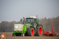 Rüben säen bei van den Borne aardappelen