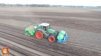 Aardappelen poten 2015 met fendt 820