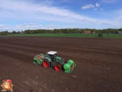 Aardappelen poten 2015 met fendt 828