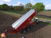 Aardappelen poten 2015 met fendt 828