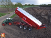 Aardappelen poten 2015 met fendt 828