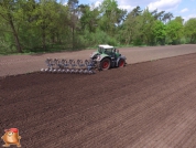 Pflügen bei van den Borne aardappelen