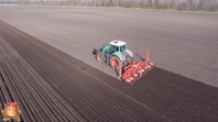 Rüben säen bei van den Borne aardappelen