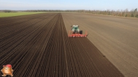 Rüben säen bei van den Borne aardappelen