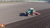 Rüben säen bei van den Borne aardappelen