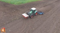 Groenbemester zaaien bij vd Borne aardappelen