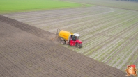 Gülleausbringung bei van den Borne aardappelen