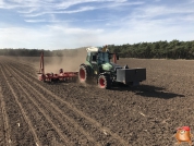 Rüben säen bei van den Borne aardappelen