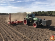 Rüben säen bei van den Borne aardappelen