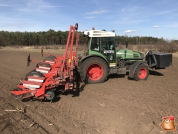 Rüben säen bei van den Borne aardappelen