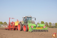 Fendt 828 + Grimme GL 840 Compacta