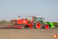 Fendt 828 + Grimme GL 840 Compacta