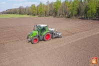 Rüben säen bei van den Borne aardappelen