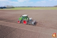 Rüben säen bei van den Borne aardappelen