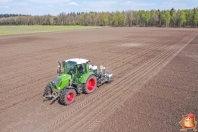 Rüben säen bei van den Borne aardappelen