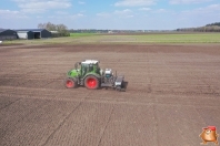 Rüben säen bei van den Borne aardappelen