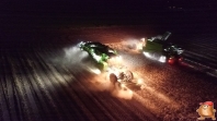 Harvesting potatoes