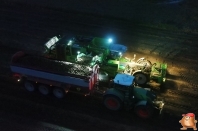 Harvesting potatoes