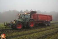 Bieten rooien bij van den Borne aardappelen