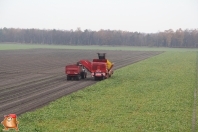 Bieten rooien bij van den Borne aardappelen