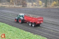 Bieten rooien bij van den Borne aardappelen