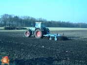 Fendt 916 met Lemken smaragd cultivator