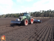 Fendt 930 met 6 meterse Lemken smaragd cultivator