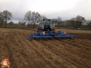 Fendt 936 met 6 meter Lemken cultivator