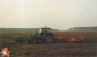 Fendt 614 met pakker combinatie