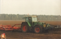 Fendt 614 met pakker combinatie