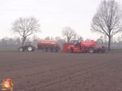 Gülleausbringung bei van den Borne aardappelen