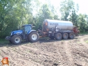 Gülleausbringung bei van den Borne aardappelen