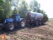 Gülleausbringung bei van den Borne aardappelen