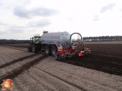 Gülleausbringung bei van den Borne aardappelen