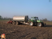 Gülleausbringung bei van den Borne aardappelen