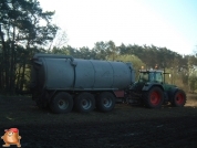 Gülleausbringung bei van den Borne aardappelen