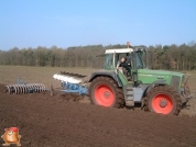 Lemken 5 schaar ploeg met ondergronders en dubbelen vorenpakker