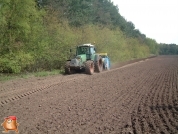 Fendt 818 met Imants spitmachine