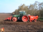 Fendt 512 met Grimme pootmachine