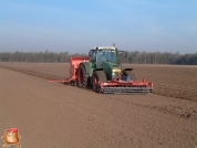 Fendt 716 met Grimme pootmachine