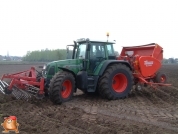 Fendt 716 met Grimme pootmachine