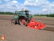 Fendt 716 met Grimme pootmachine